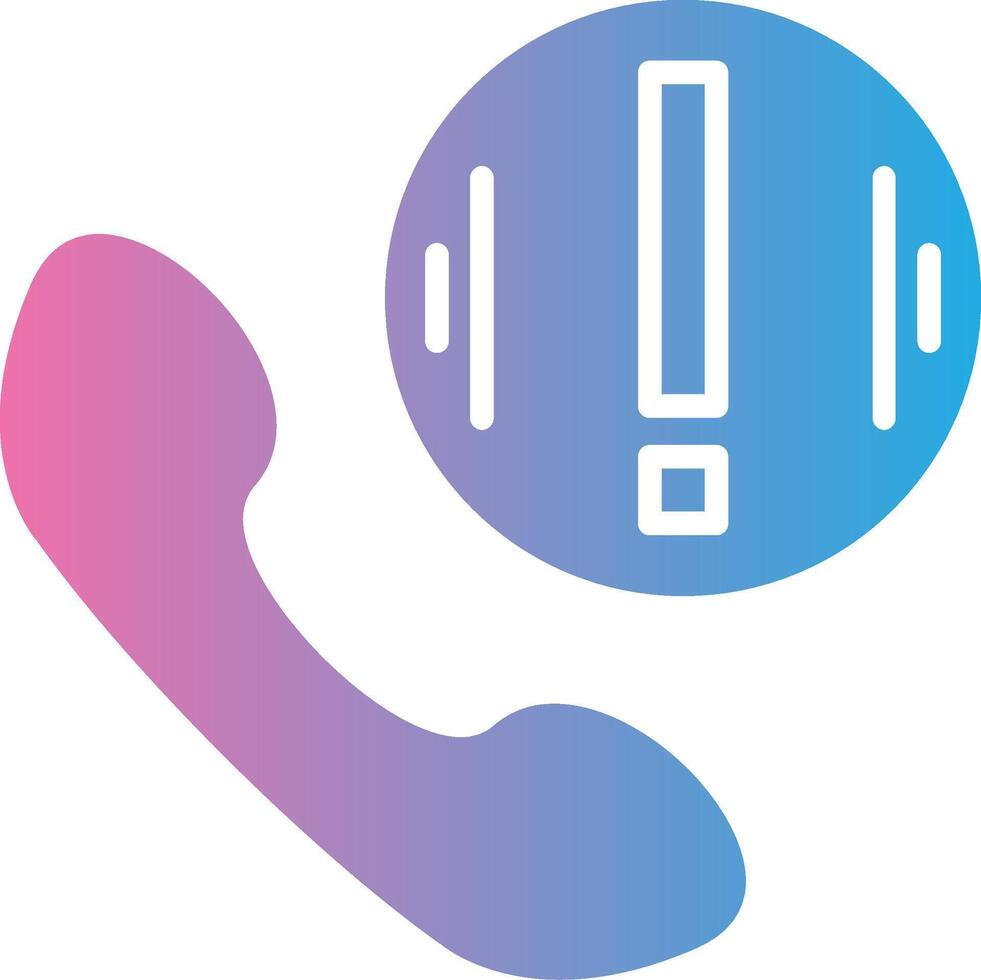 Emergency Call Modern Shape Graphic vector