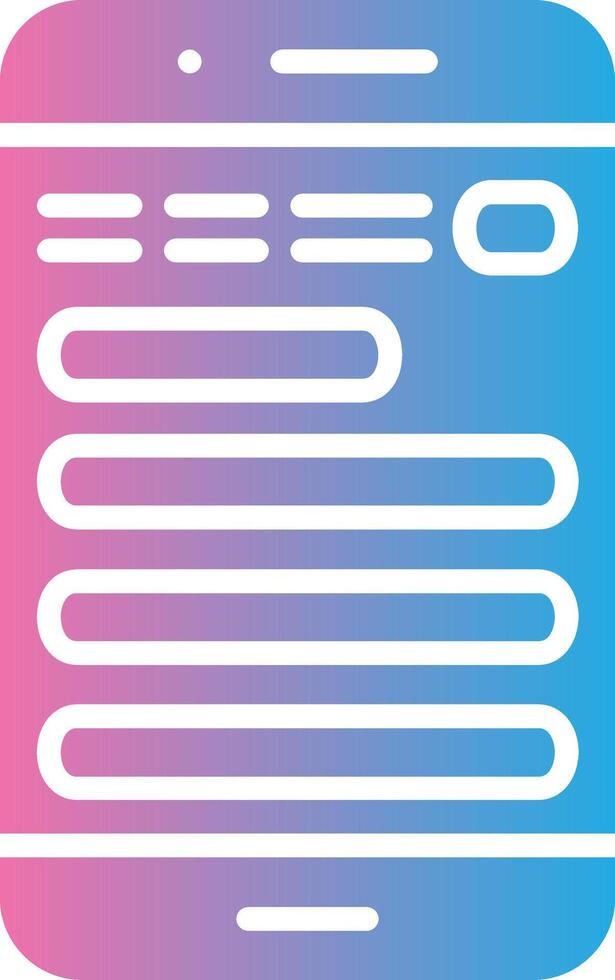 Mobile Interactive UI Design vector