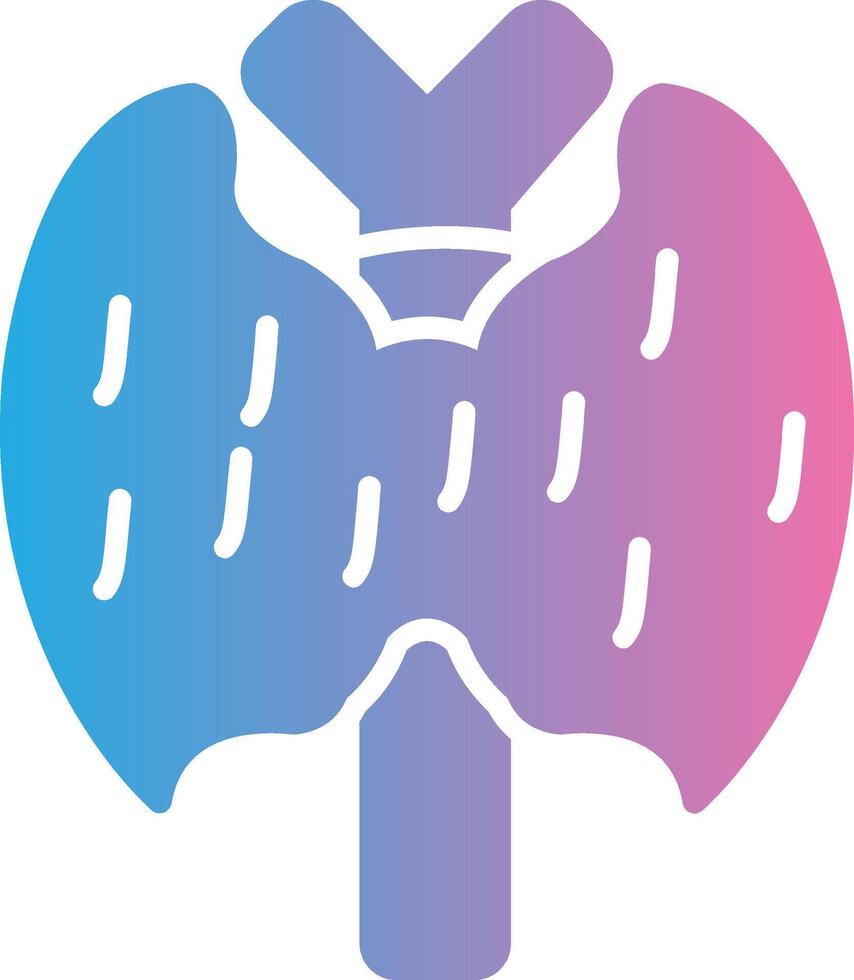 Thyroid App-Based UI Graphic vector
