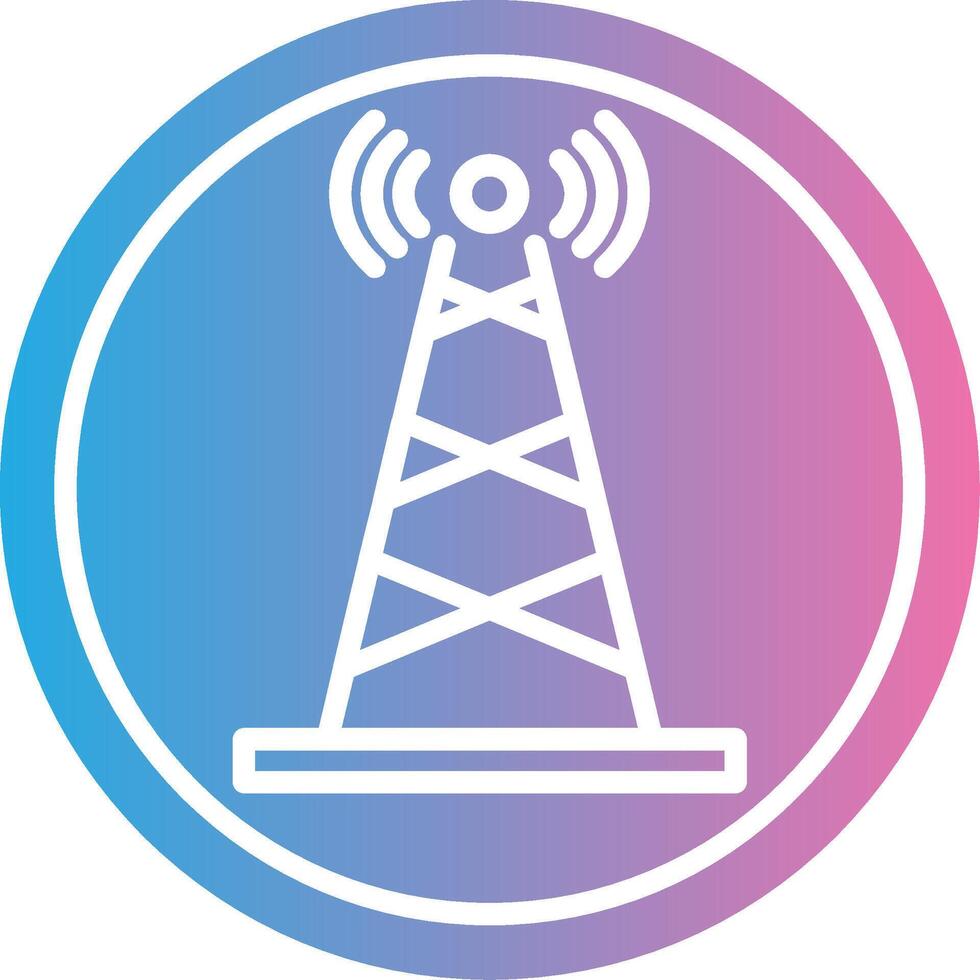 Tower Coded UI Symbol vector