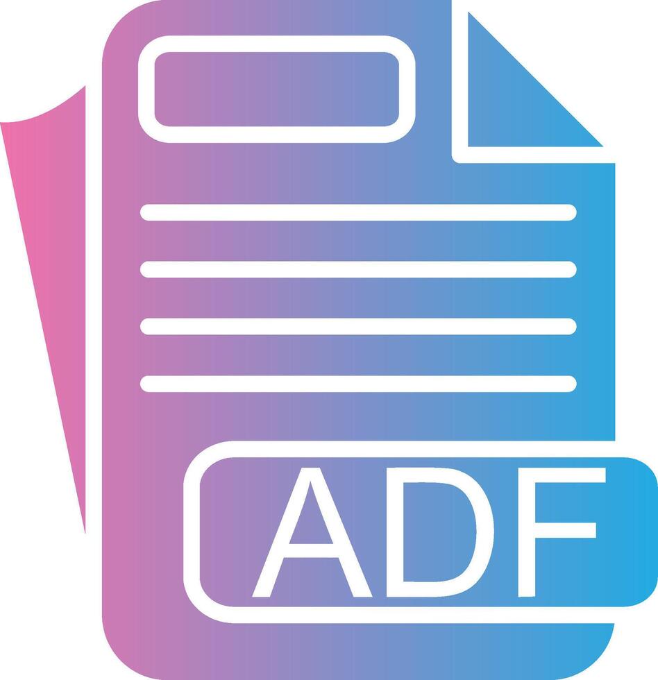 ADF High Contrast Badge vector