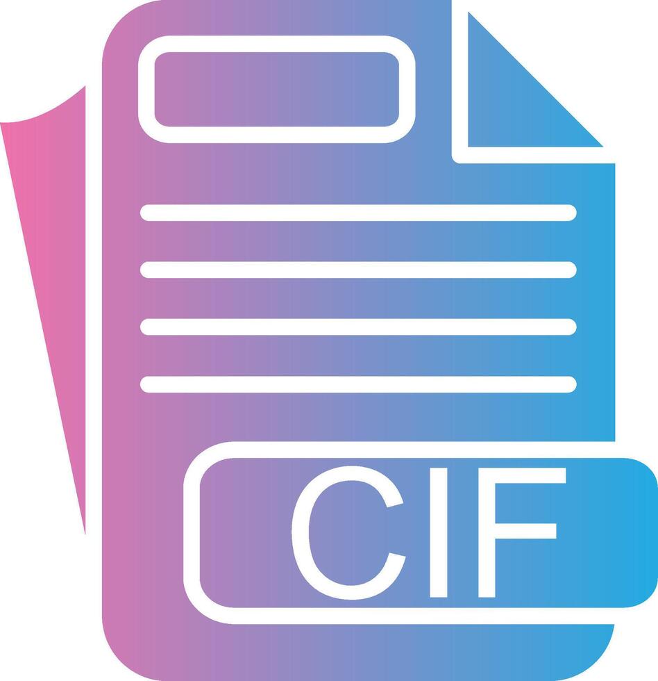 CIF Modern Shape Graphic vector