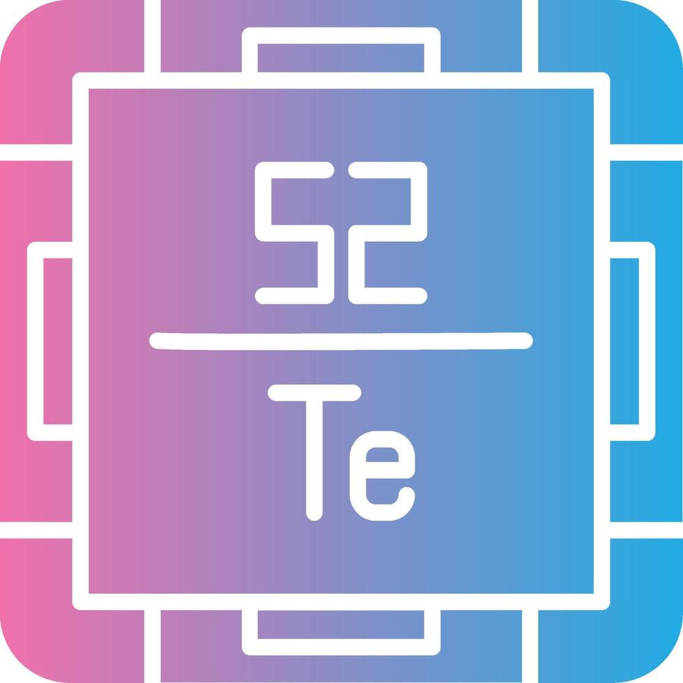 Tellurium Modern Shape Graphic vector