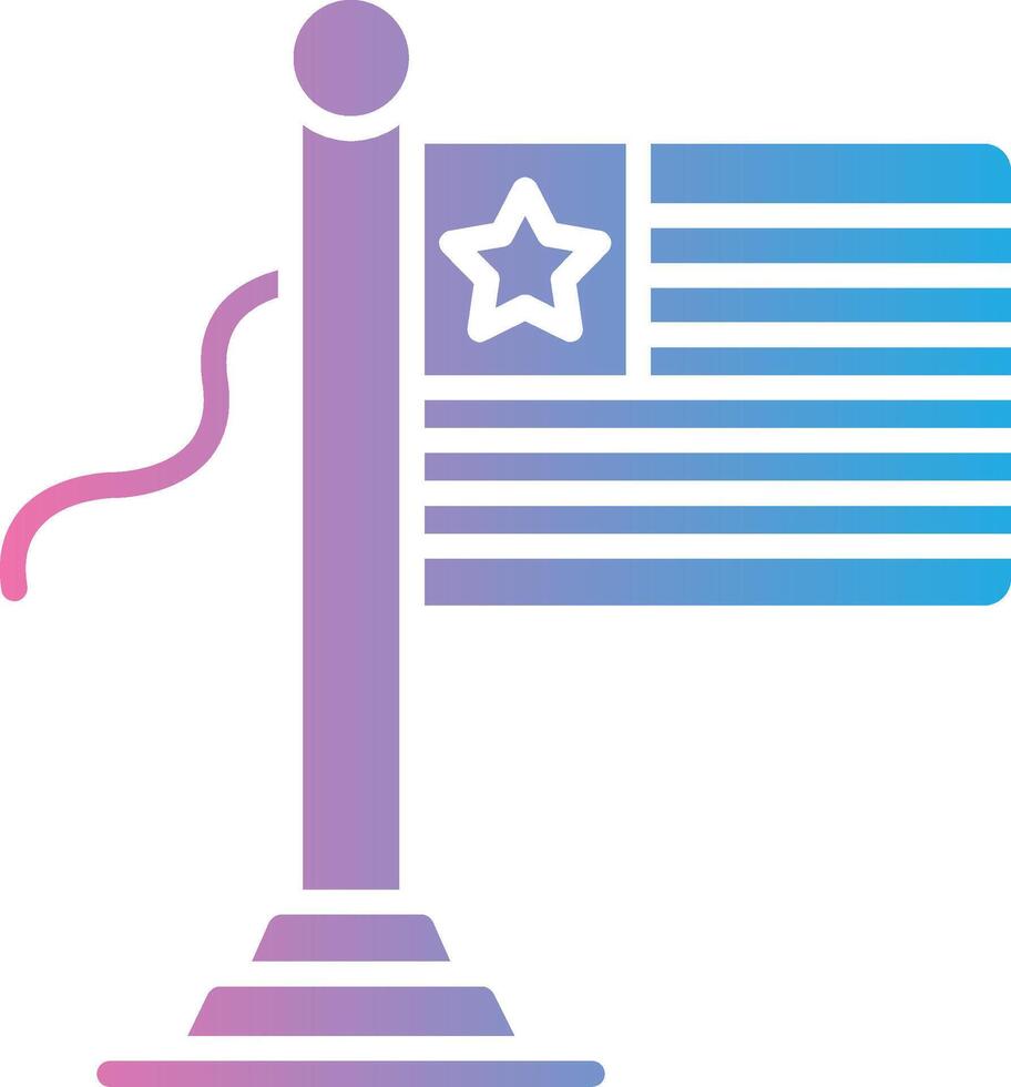 Liberia Flag Modern Interface Badge vector