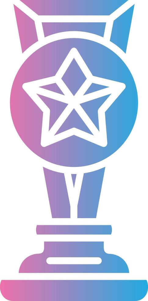 Trophy Star UX Focused Shape vector