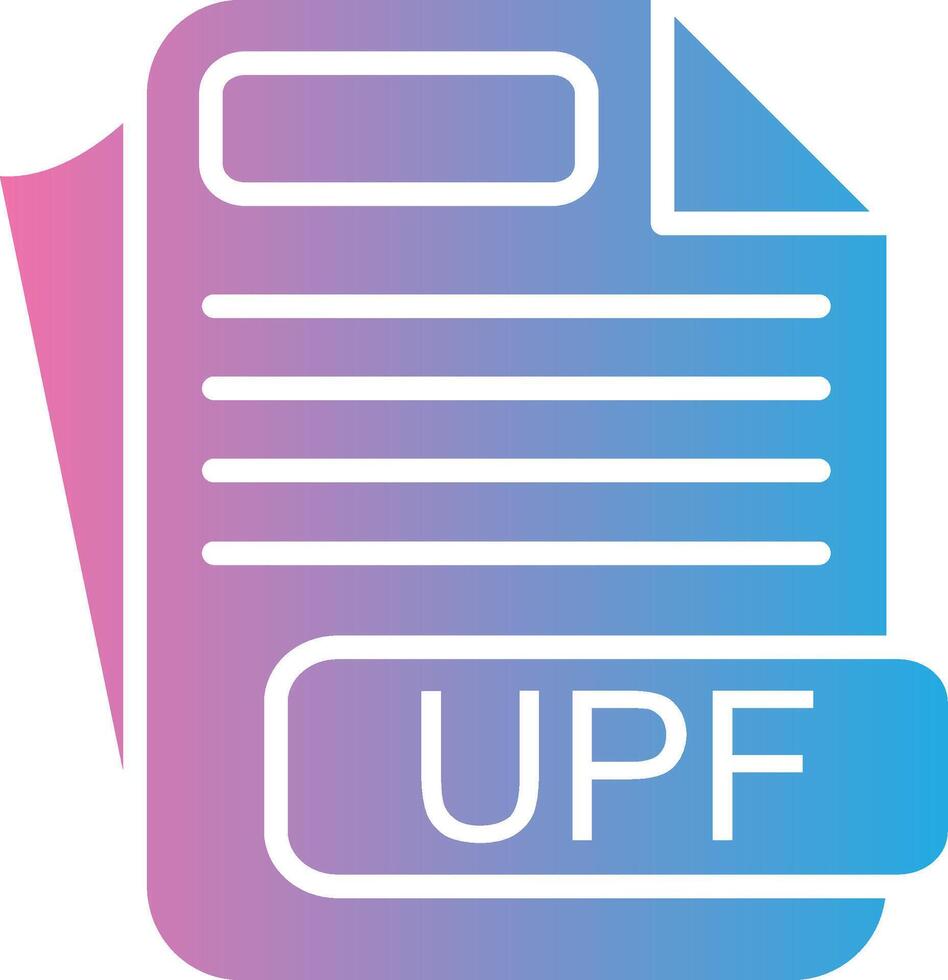 UPF Stylized Flat Drawing vector