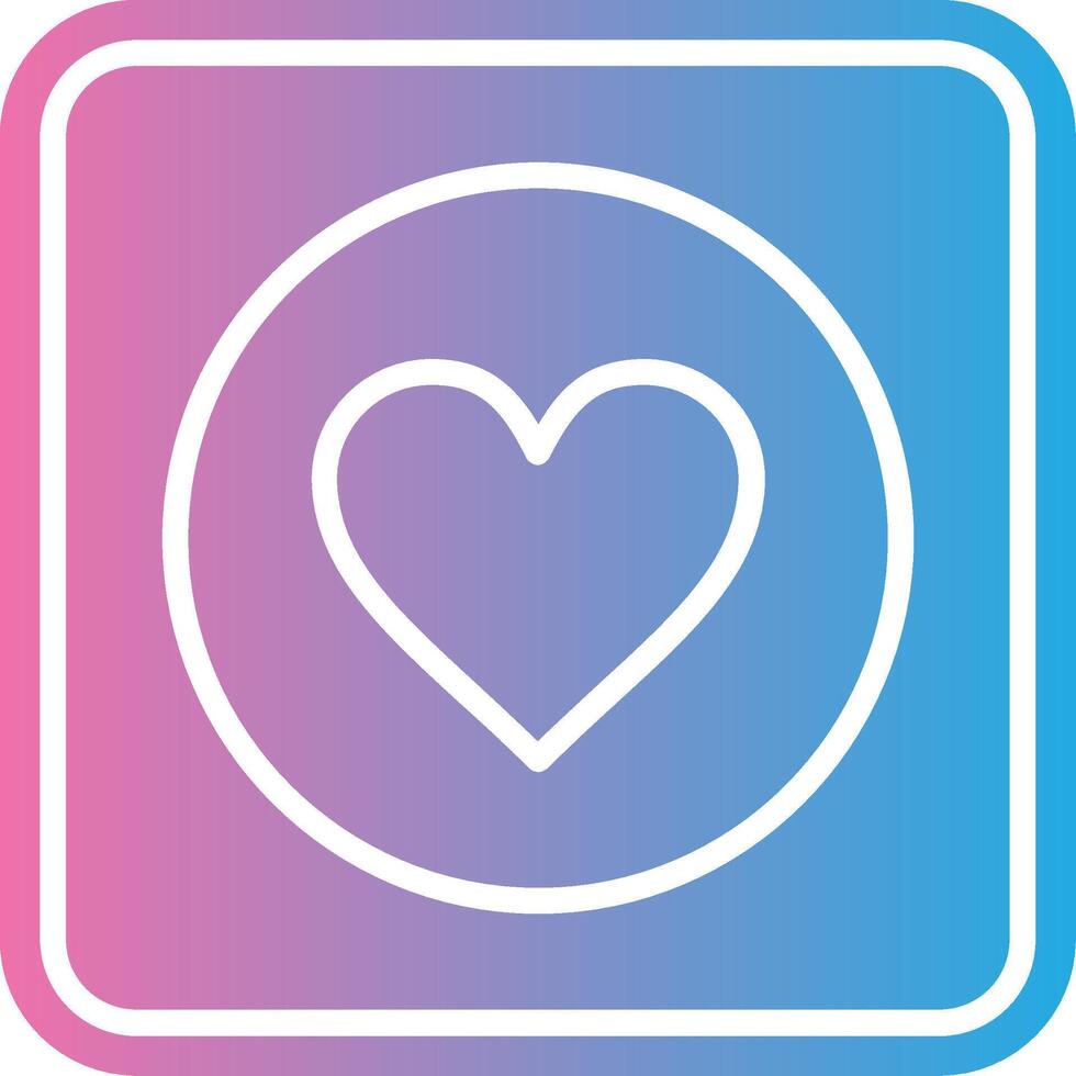 Heart Elegant Flat Illustration vector
