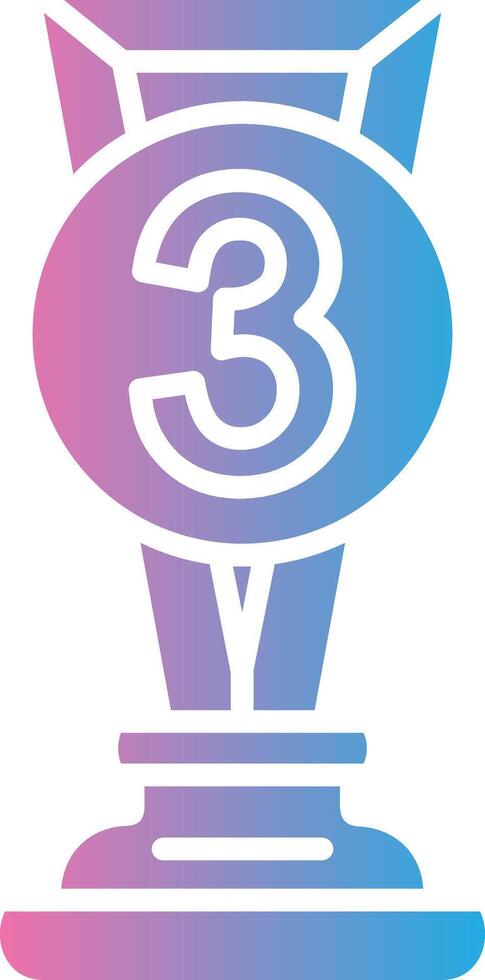 3rd Prize Bright Flat Artwork vector