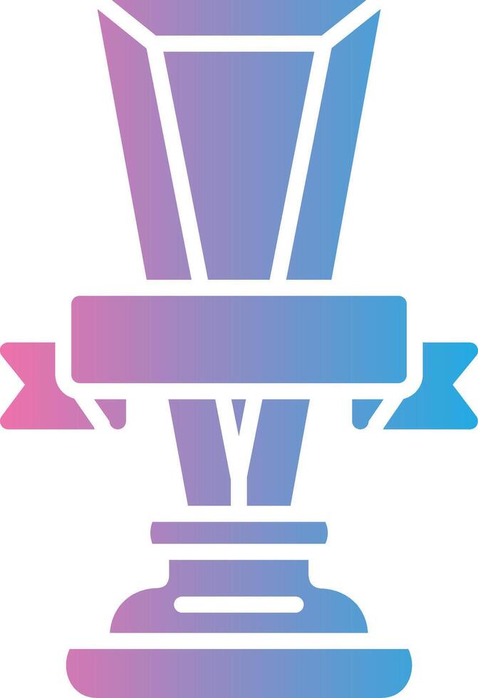 Trophy Cup Tech Styled Form vector