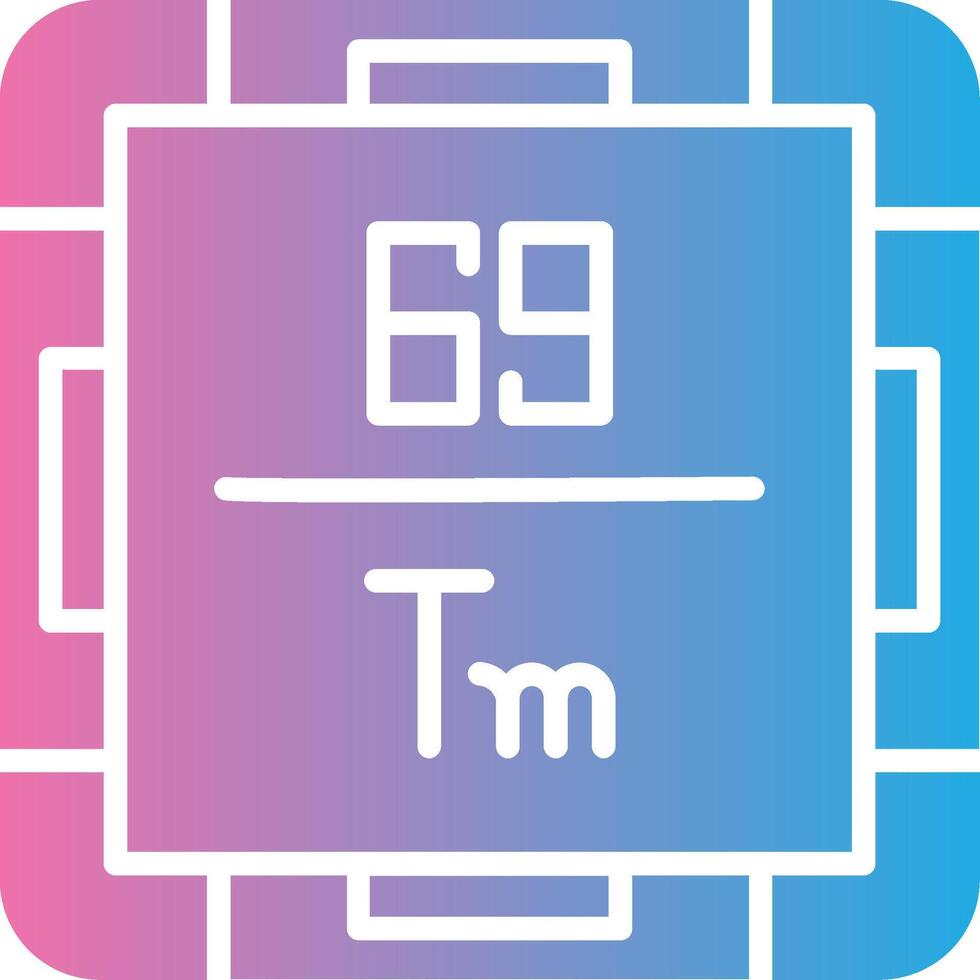 Thulium Flat UI Form vector