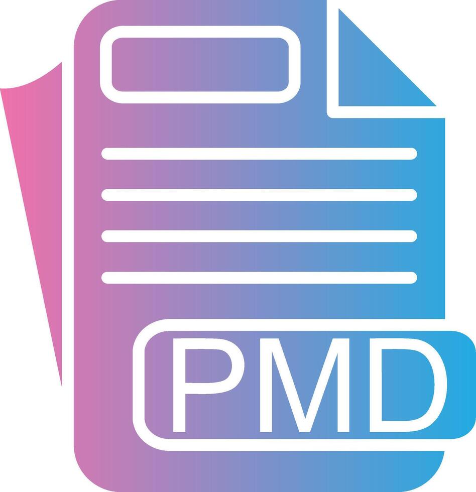 PMD Color Block Badge vector