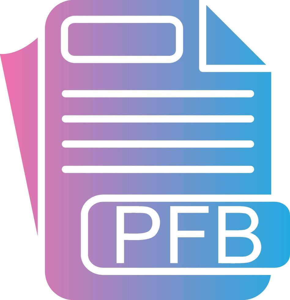 PFB Elegant Shape Symbol vector