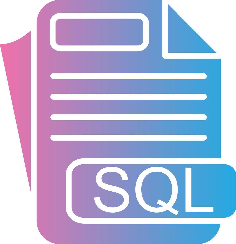 SQL Muted Tone Element vector