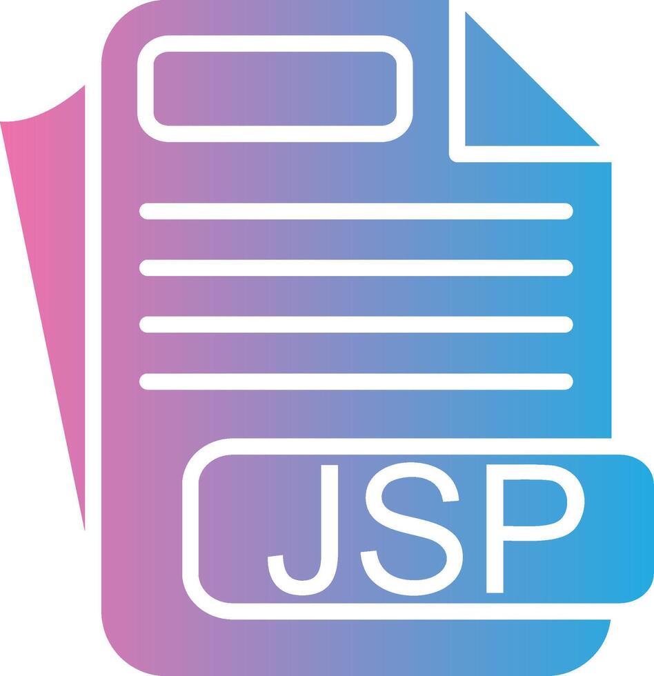 JSP User Interface Mark vector