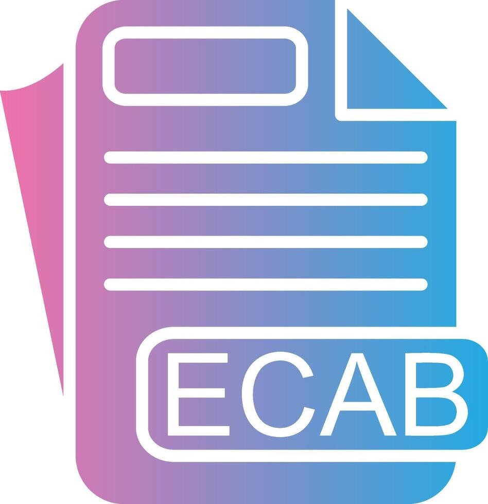 ECAB Detailed UI Piece vector