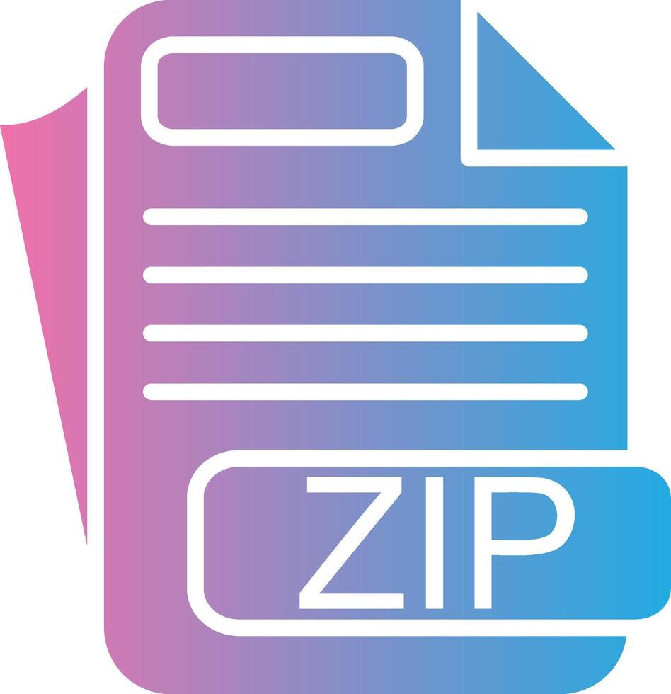 ZIP Clean Sketch Form vector