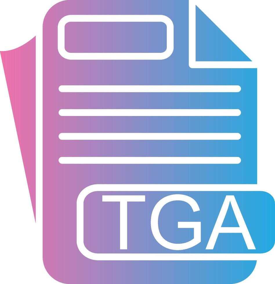 TGA Futuristic UI Mark vector
