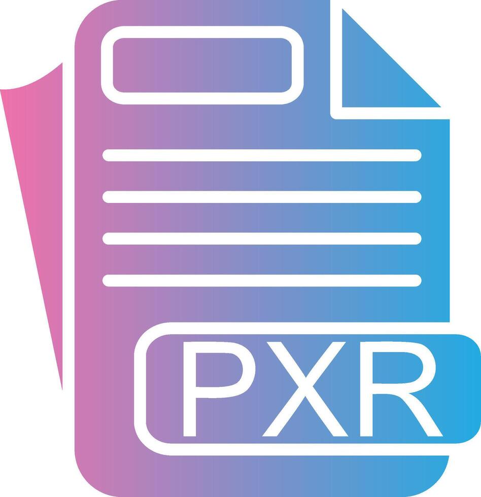 PXR Sleek Visual Mark vector