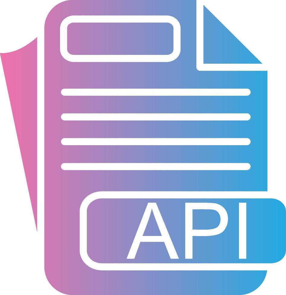 API Gradient Color Form vector