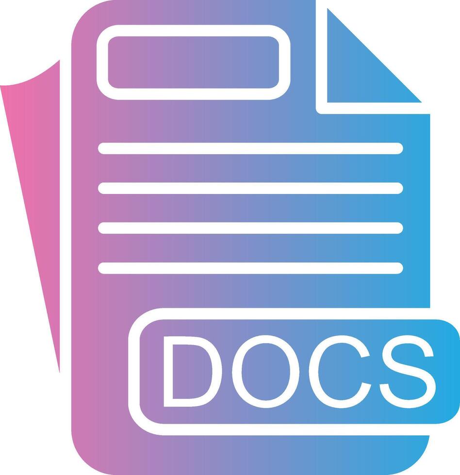 DOCS App Focused Design vector