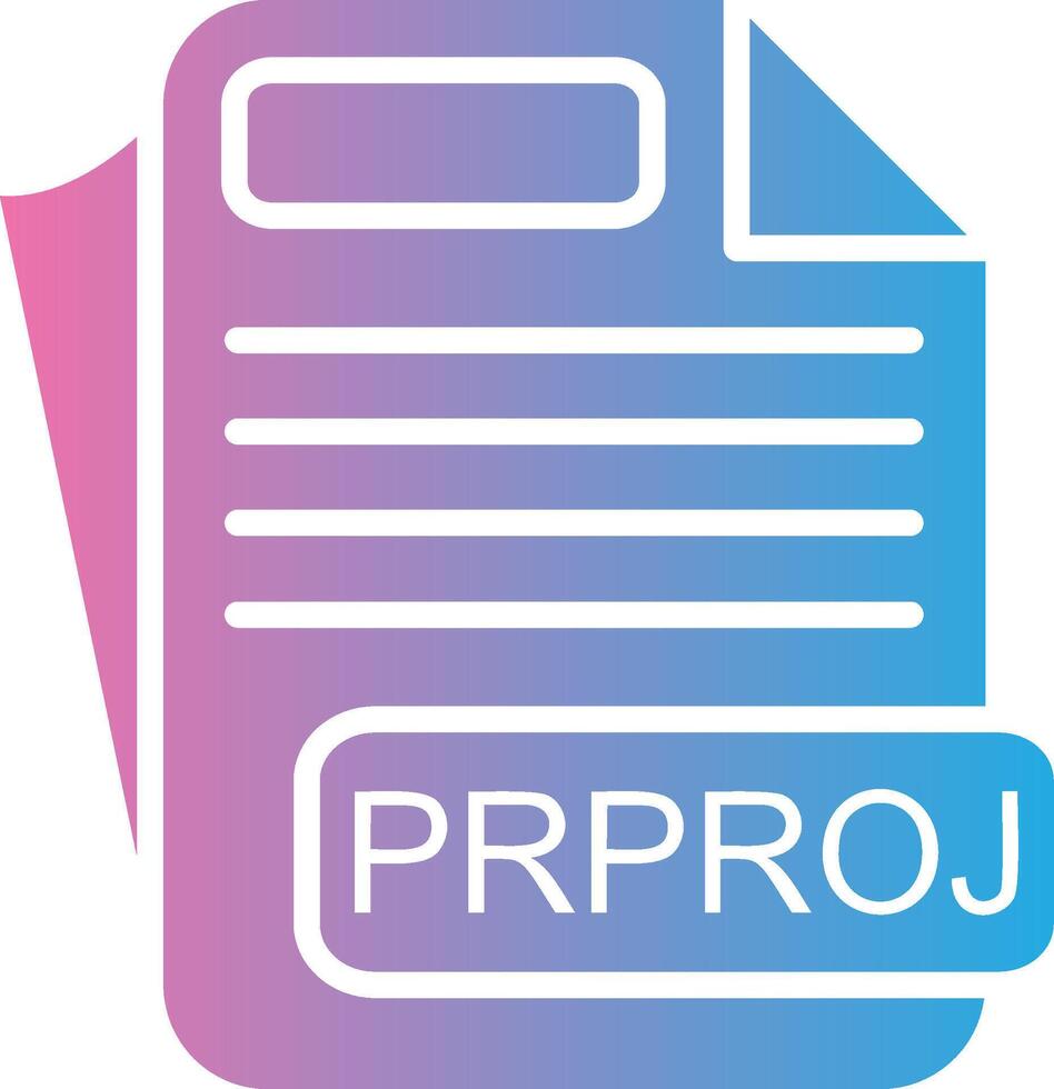 PRPROJ Digital Tech Element vector