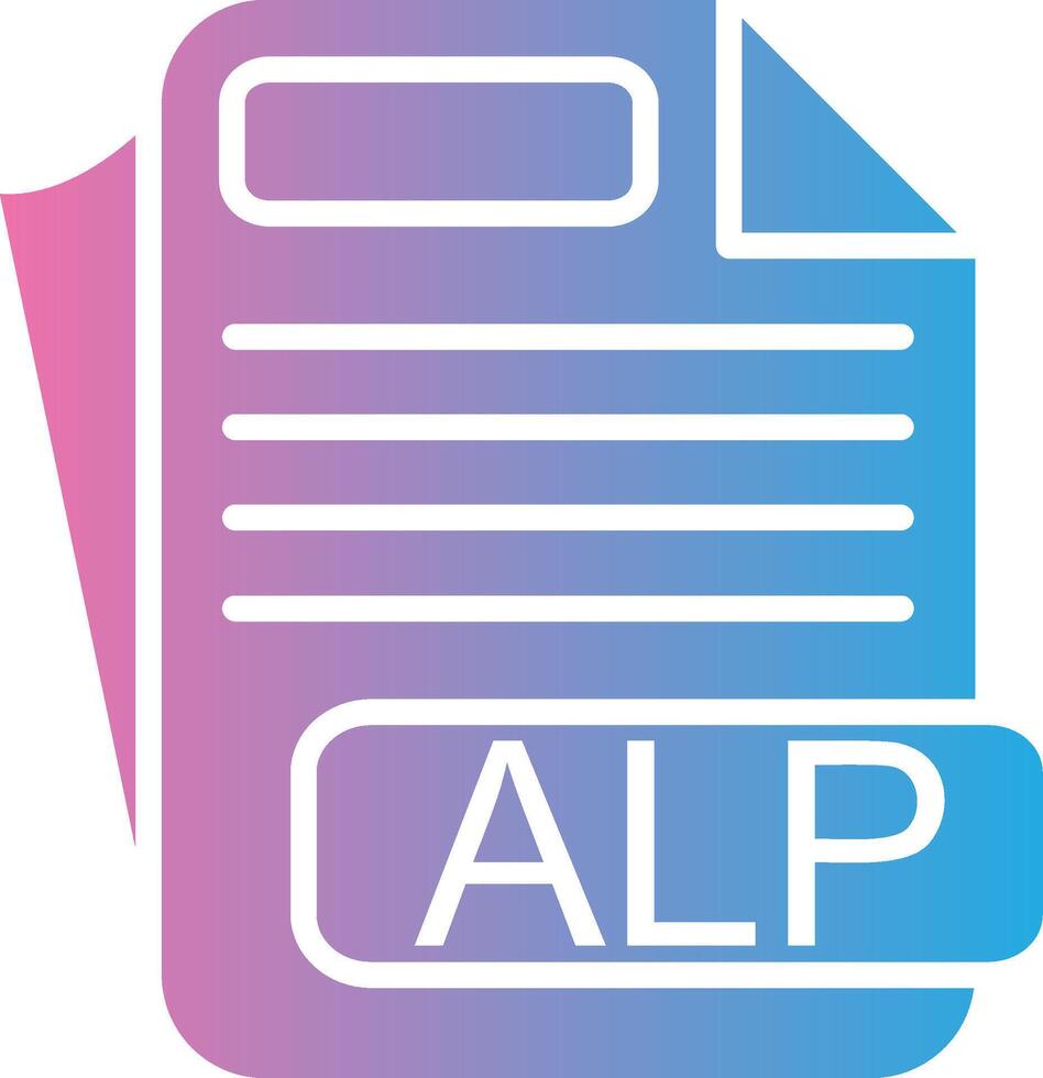 ALP Thin Graphic Shape vector