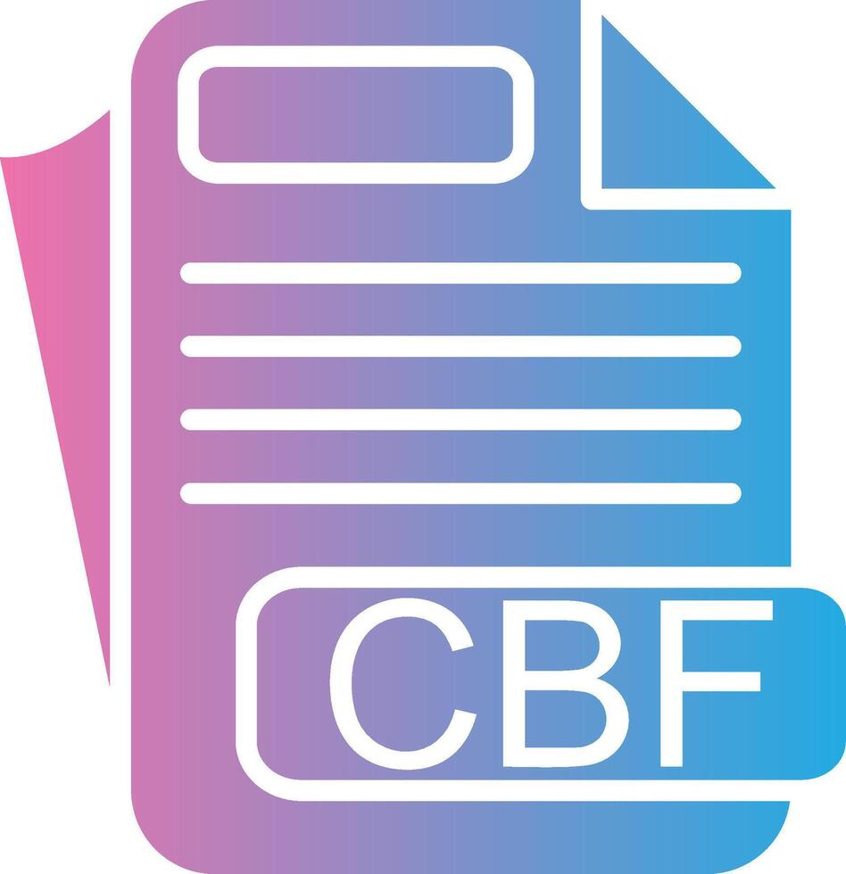 CBF Simplified Line Mark vector