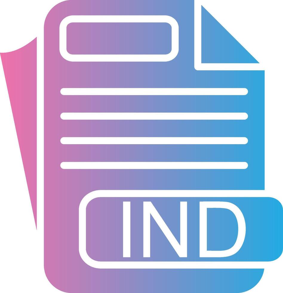IND Soft Outline Graphic vector