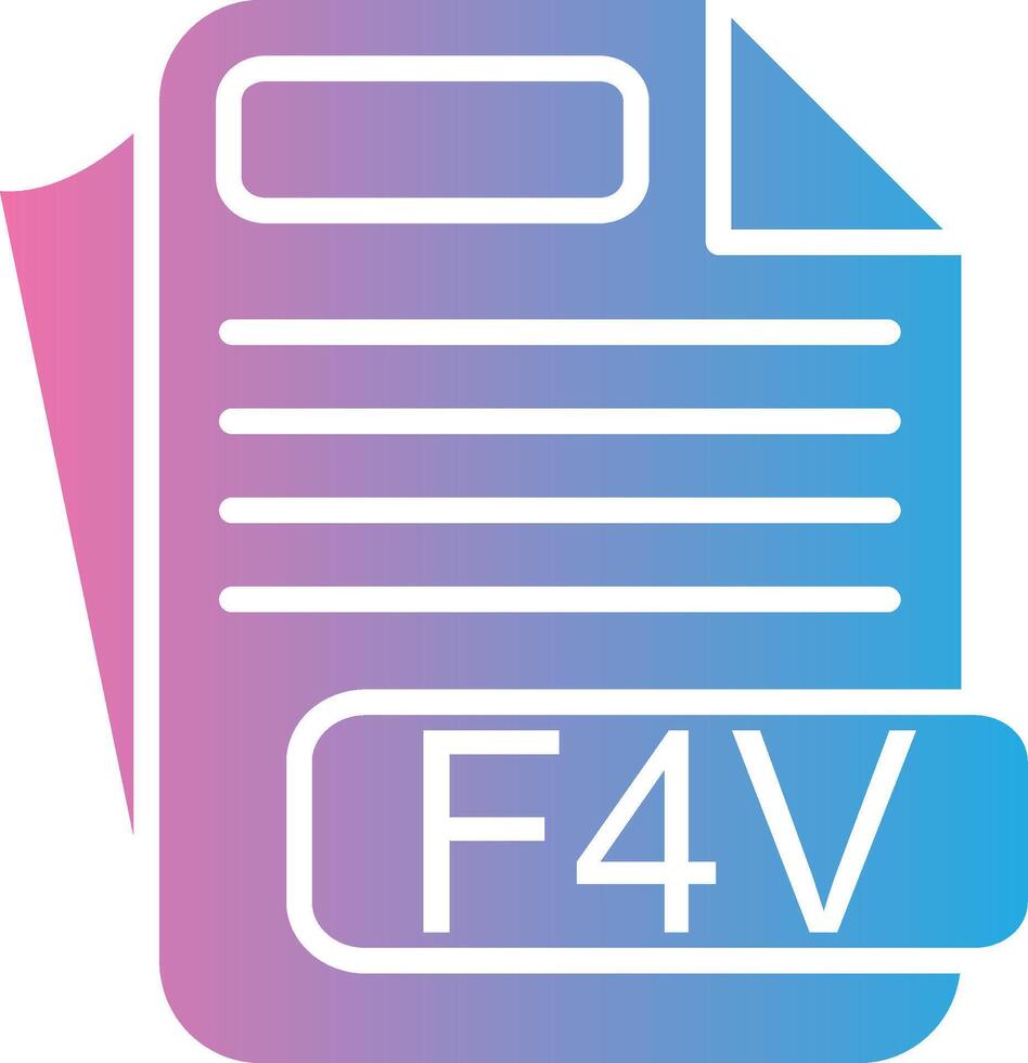 F4V Mobile App Illustration vector