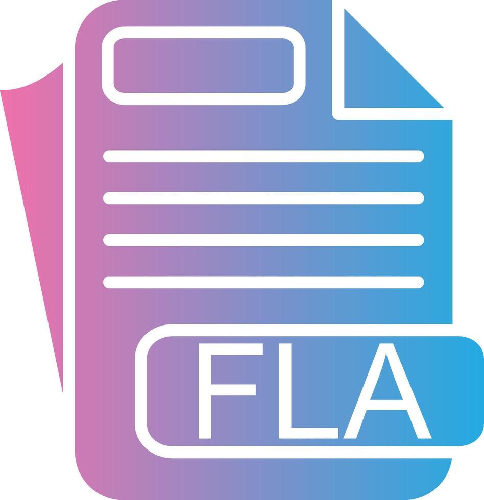 FLA Soft Outline Graphic vector
