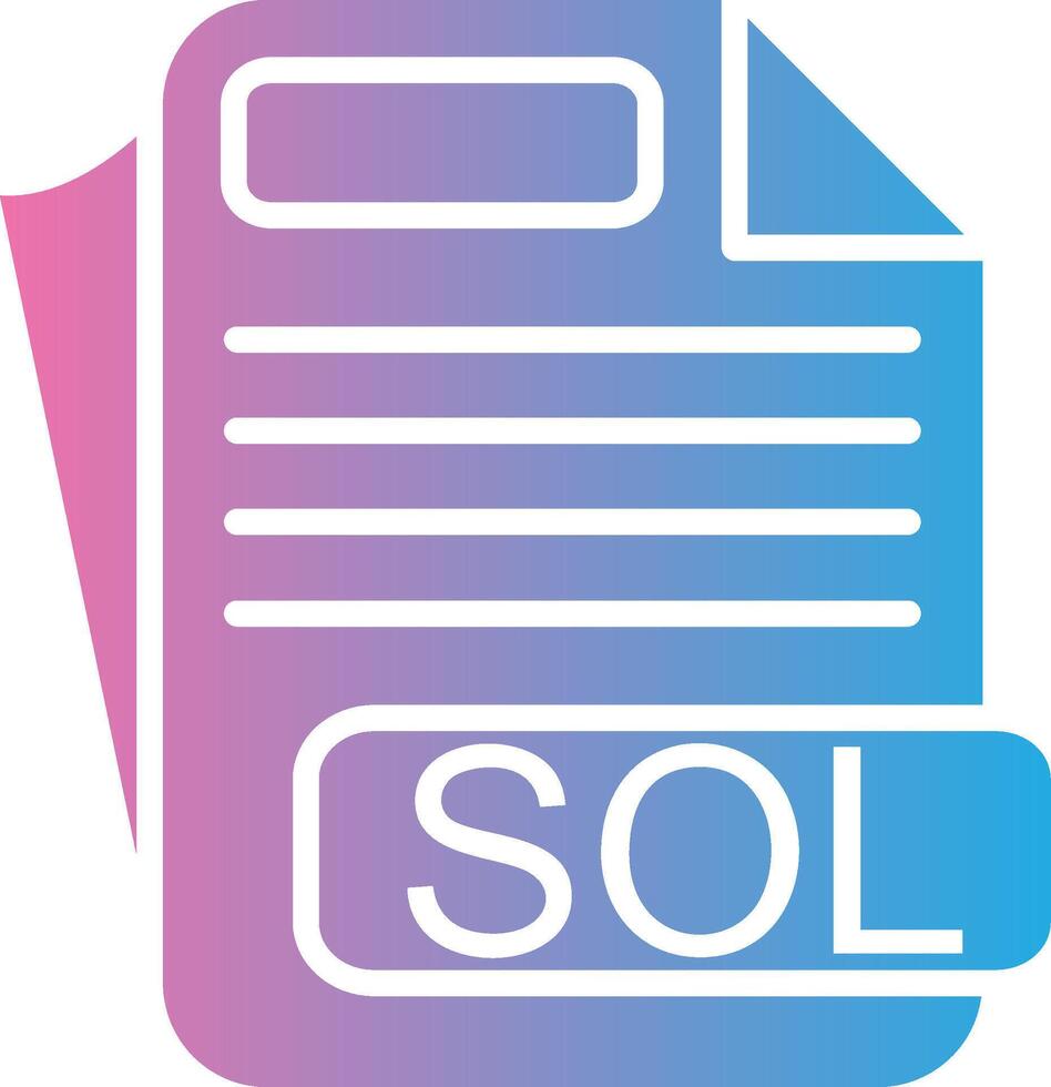 SOL Monotone Sketch Design vector