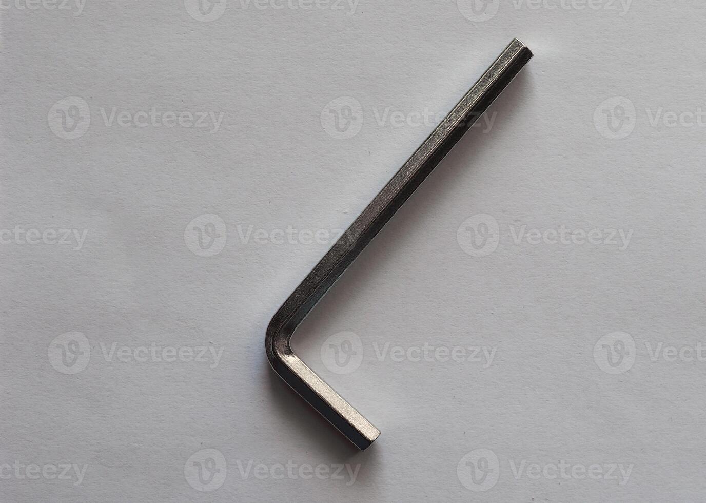 hex key top view photo