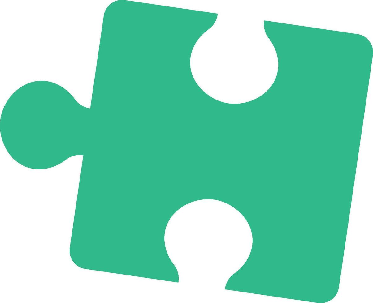 Simple Puzzle Piece Icon vector