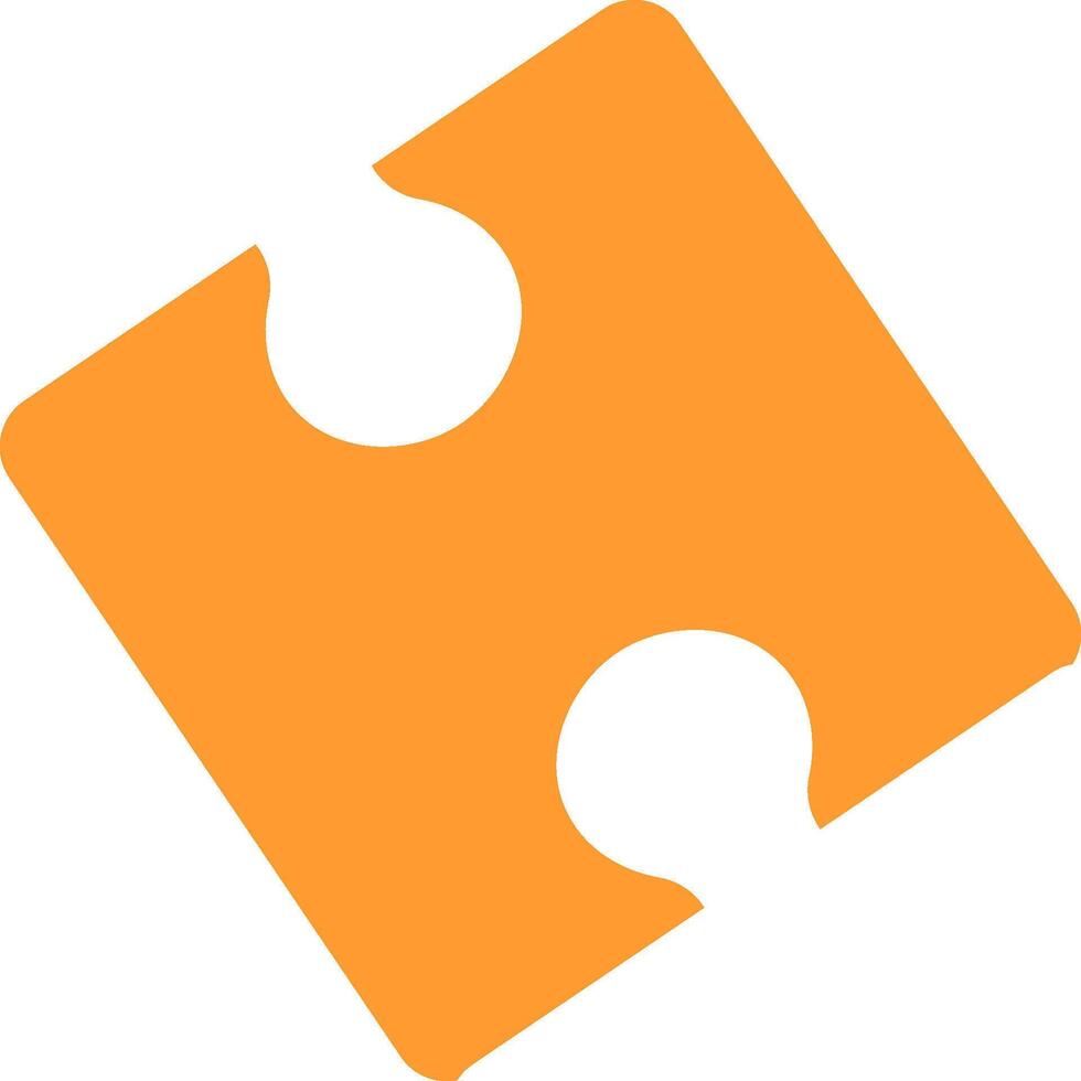 Jigsaw Puzzle Piece Icon vector