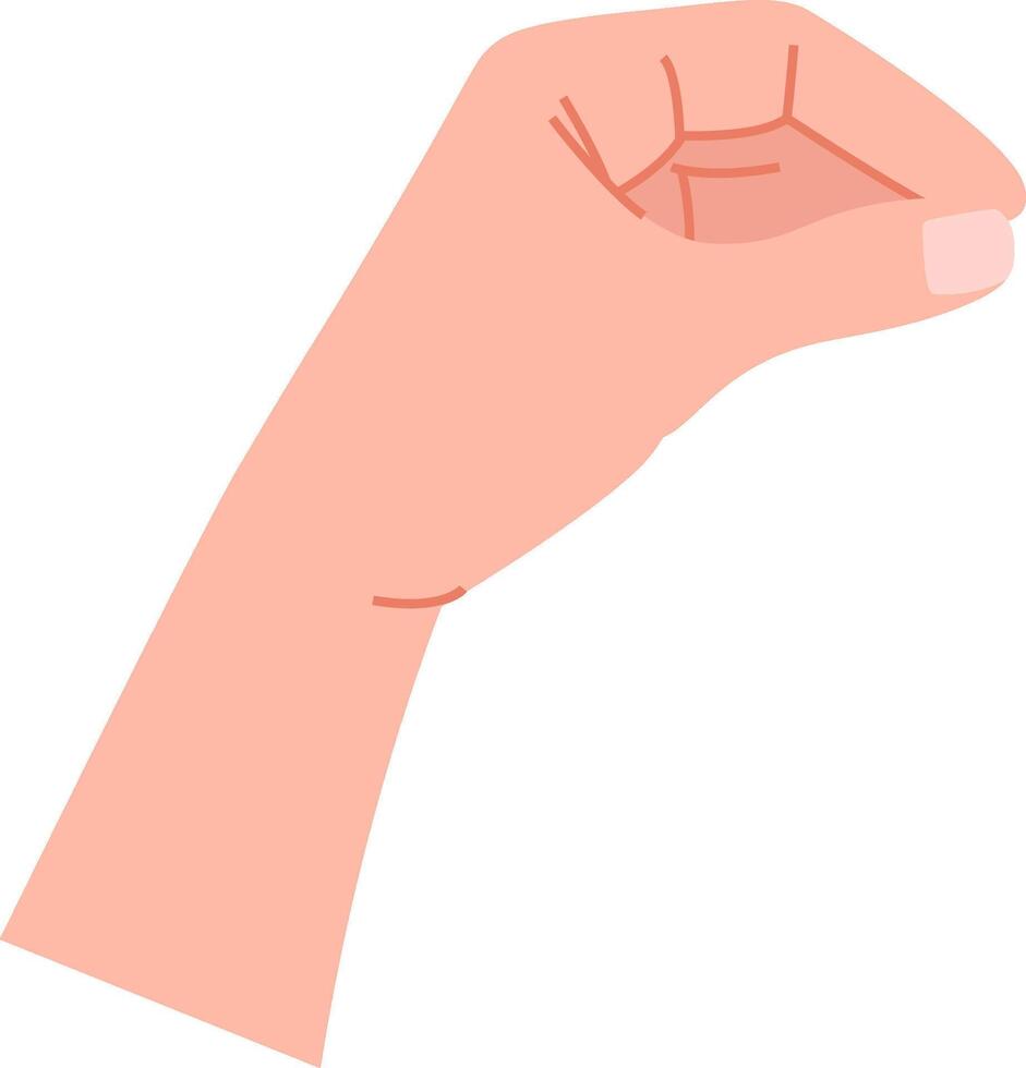 Hand in Pinching Gesture Sign vector