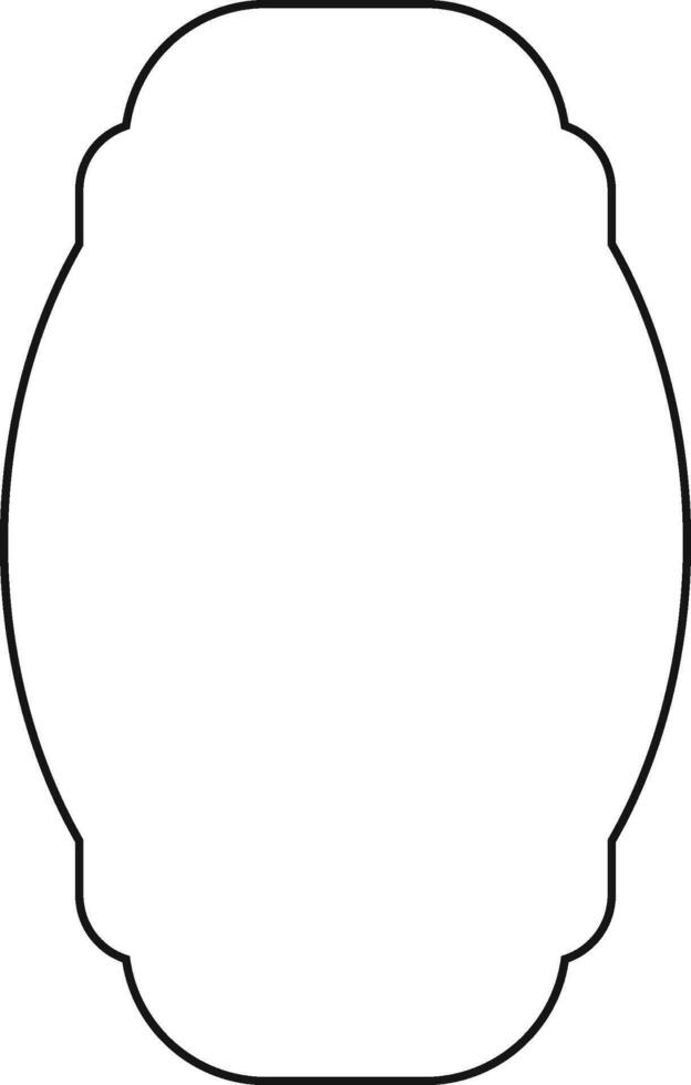 Ornate Frame Outline vector