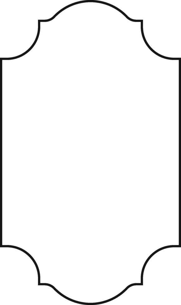 Elegant Ornate Frame Style vector