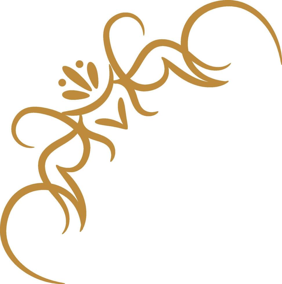 Vintage Decorative Corner Frame Symbol vector