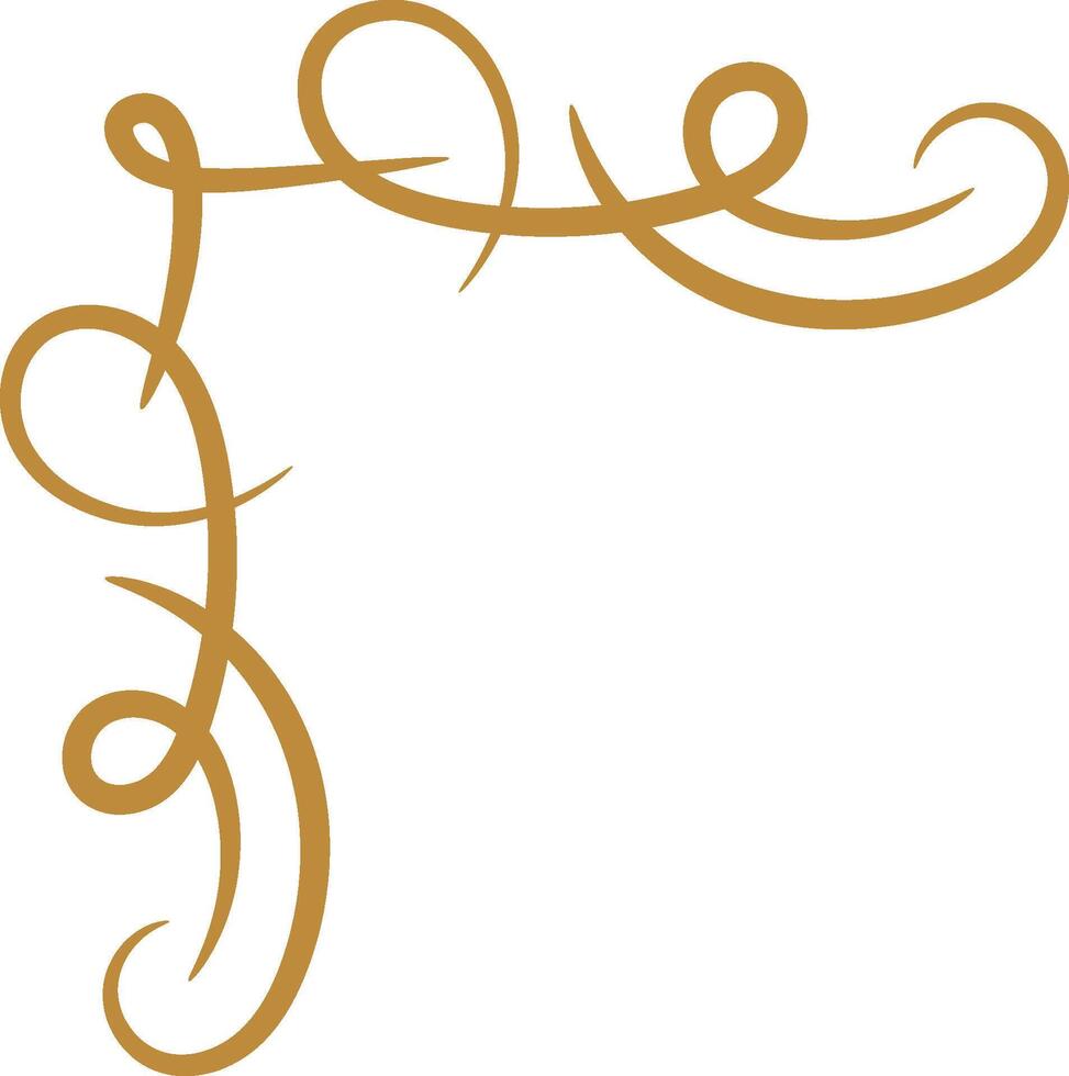Vintage Decorative Corner Frame STyle vector