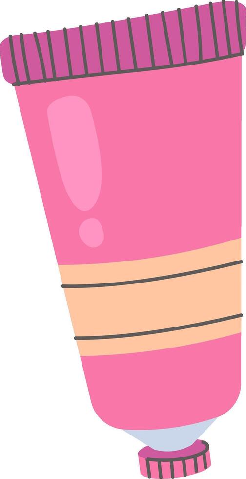 Cartoon Paint Tube Element vector