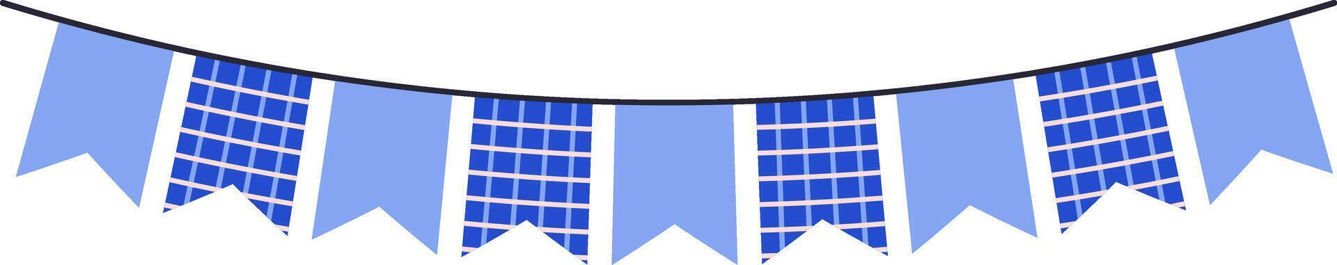 Geometric Flag Garland vector