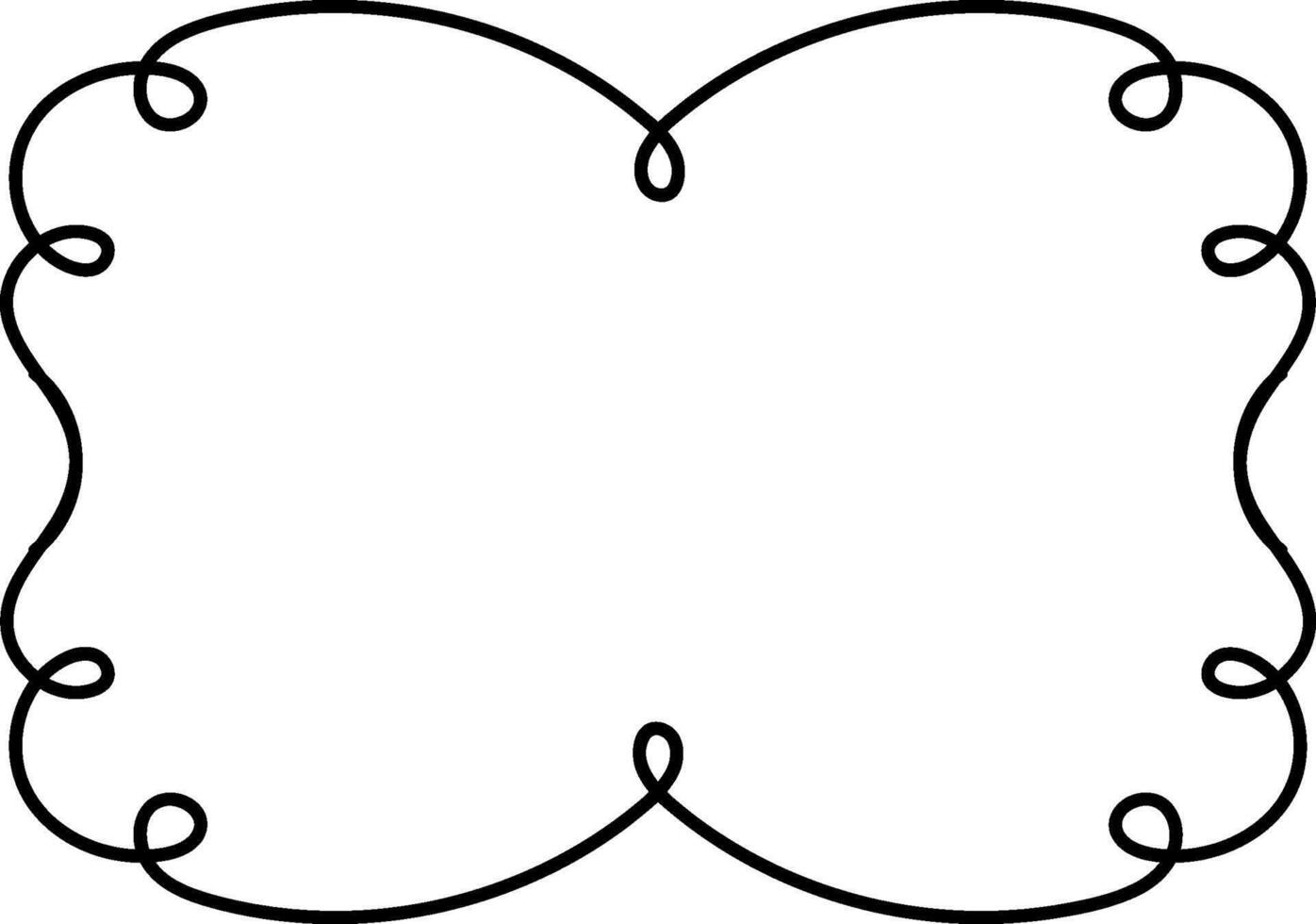 Decorative Swirl Frame vector