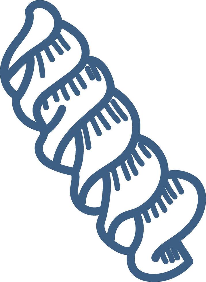 Seashell Mollusk Sketch vector