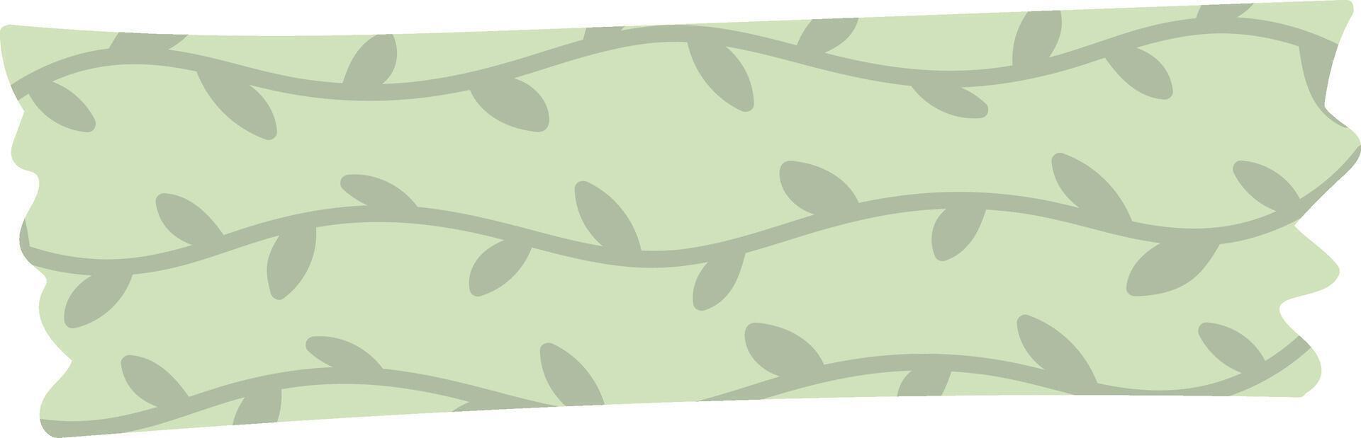 Floral Pattern Washi Element vector