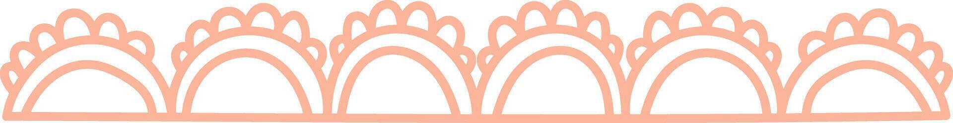 Scalloped Decorative Border Pattern vector
