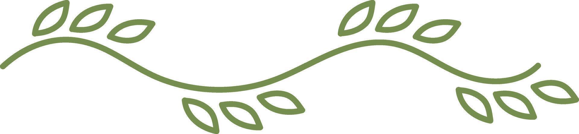 Elegant Leafy Border vector