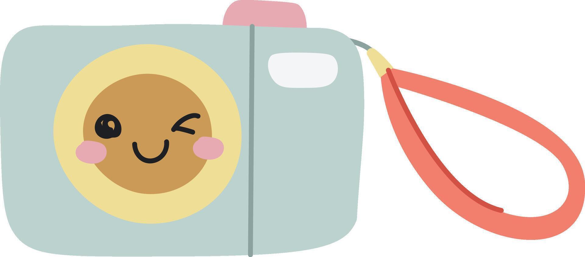 Smiling Camera Character vector