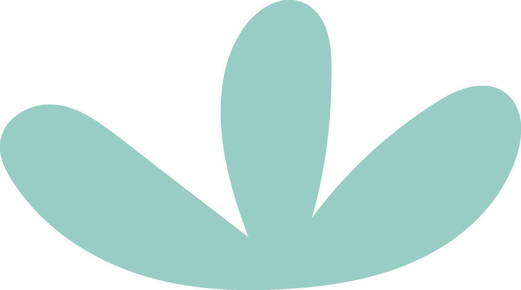 Abstract Leaf Shape Illustration vector