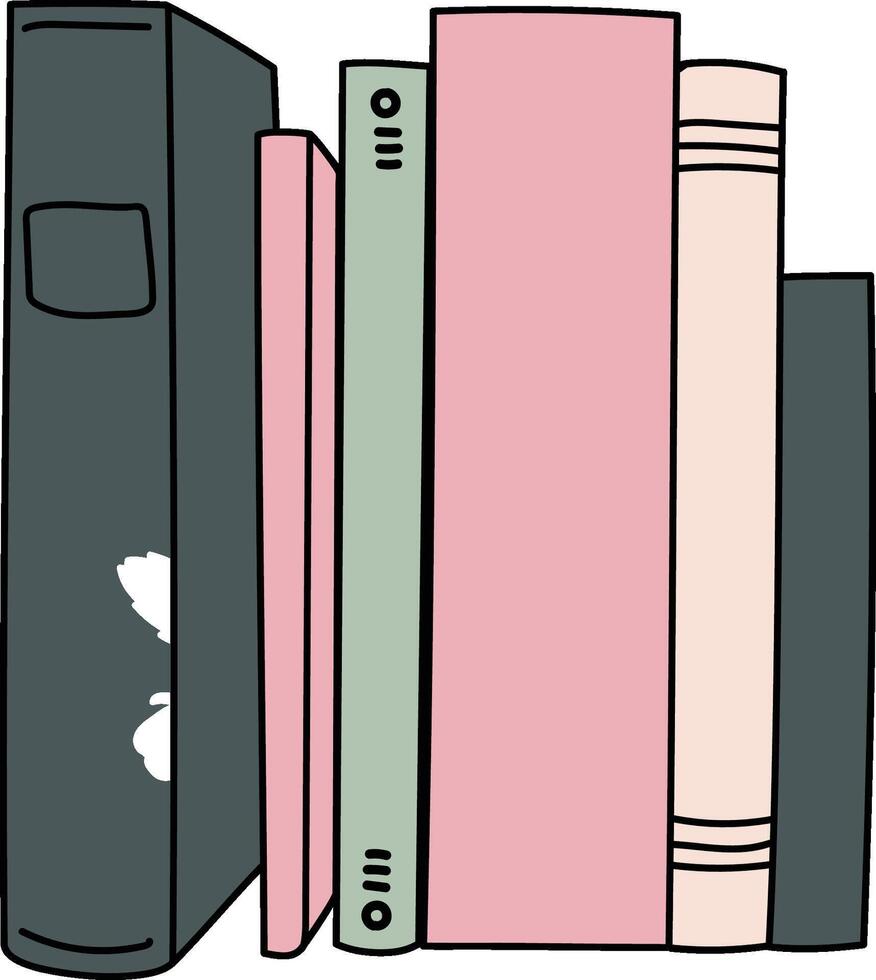 Stack of Books Element vector