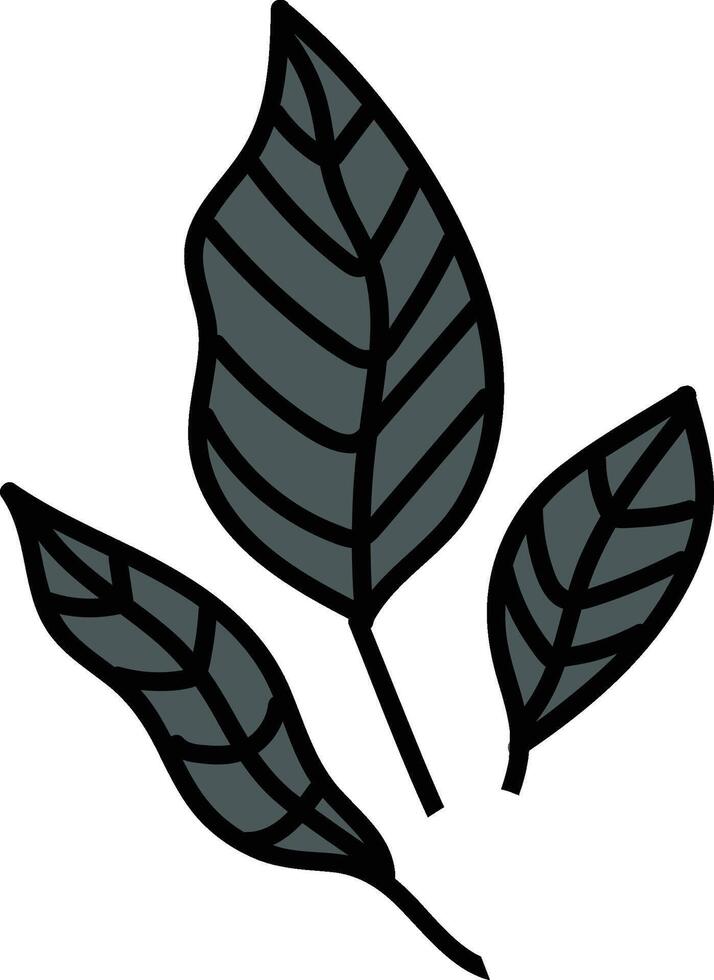 Abstract Leafy Branch vector